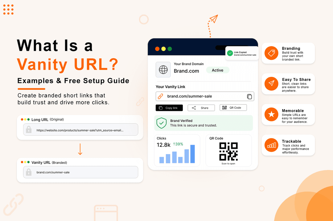 What Is a Vanity URL? Examples & Free Setup Guide